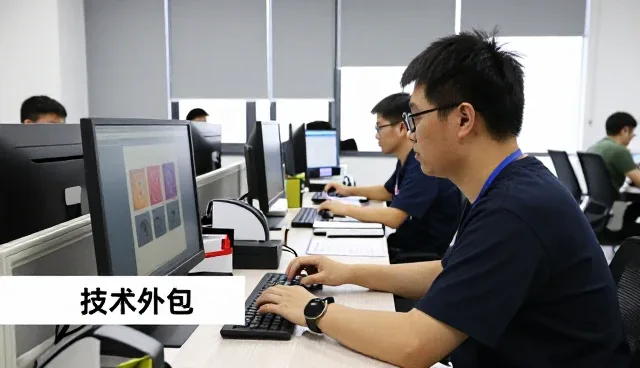 青岛雅洁音频科技有限公司服务技术外包客户，提供化方案支持